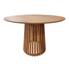 Kenda I pakoworld mindi wood table in natural shade D150x75cm