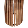 Kenda I pakoworld mindi wood table in natural shade D150x75cm