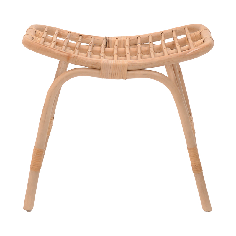 Vrebor stool pakoworld rattan in natural color 53x41x46cm Vrebor stool pakoworld rattan in natural color 53x41x46cm