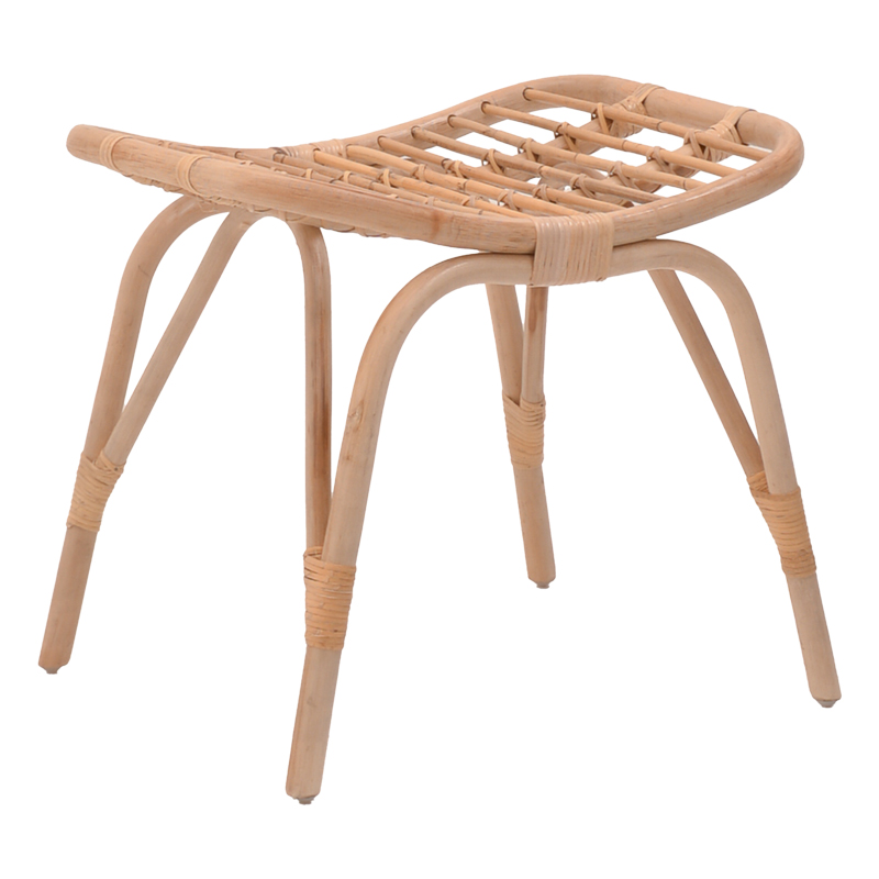 Vrebor stool pakoworld rattan in natural color 53x41x46cm Vrebor stool pakoworld rattan in natural color 53x41x46cm