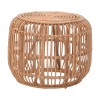 Rajesty pakoworld stool rattan in natural color D60x46cm