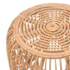 Rajesty pakoworld stool rattan in natural color D60x46cm
