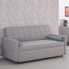 Καναπές-κρεβάτι Jursy pakoworld γκρι ύφασμα 170x91x90εκ