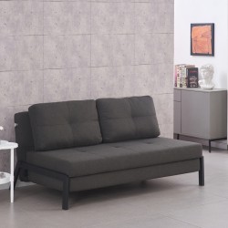 Sofa-bed Hafrene pakoworld anthracite fabric 151x94x71cm Sofa-bed Hafrene pakoworld anthracite fabric 151x94x71cm