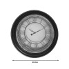 Nopla Inart wall clock in antique black and gold tone D60.2x5.6cm