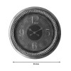 Festo Inart wall clock in antique silver shade D55.9x5.6cm