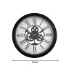 Candal Inart wall clock in black antique shade D45.7x5.2cm