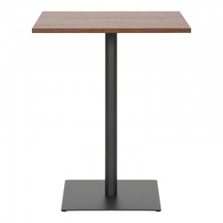 Τραπέζι Nerobian pakoworld mdf σε καρυδί απόχρωση 60x60x75εκ