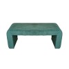 Σκαμπό Gagga Inart βελούδο σε πράσινη απόχρωση 110x40x45εκ