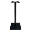 Βάση τραπεζιού Bar Cabanol pakoworld μεταλλική σε μαύρη απόχρωση 45x45x108εκ