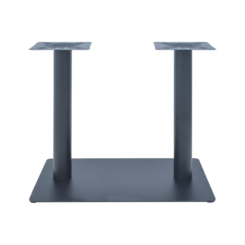 Givosa pakoworld metal table base in black shade 70x40x72cm