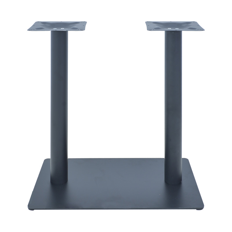 Givosa pakoworld metal table base in black shade 70x40x108cm