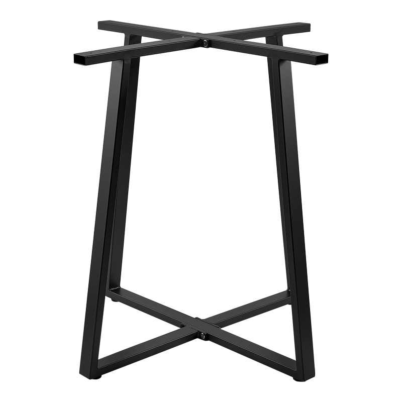 Mulbe I pakoworld metal table bar base in black shade 50x50x90cm