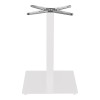 Βάση τραπεζιού Thonor pakoworld μεταλλική σε λευκή απόχρωση 48x48x73εκ