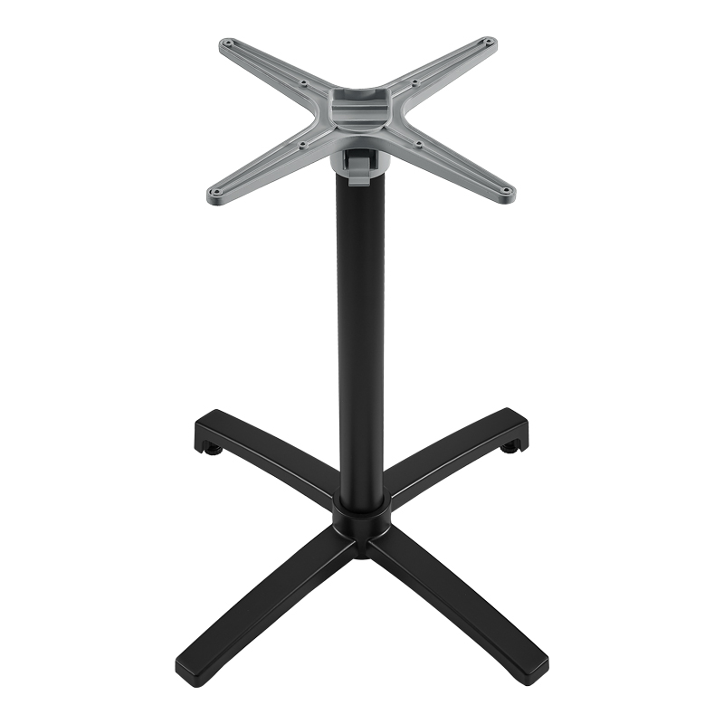 Levo pakoworld metal table base in black shade 69x69x73cm