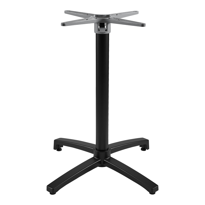 Levo pakoworld metal table base in black shade 69x69x73cm