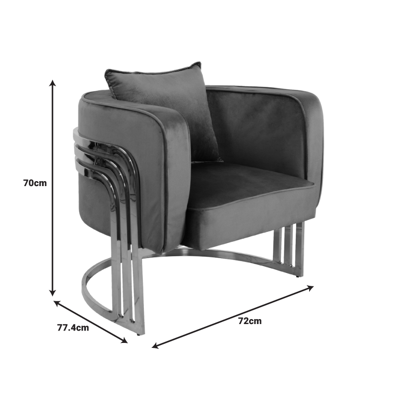 Roblu pakoworld armchair gold metal and velvet in rotten apple 72x77.4x70cm Roblu pakoworld armchair gold metal and velvet in rotten apple 72x77.4x70cm