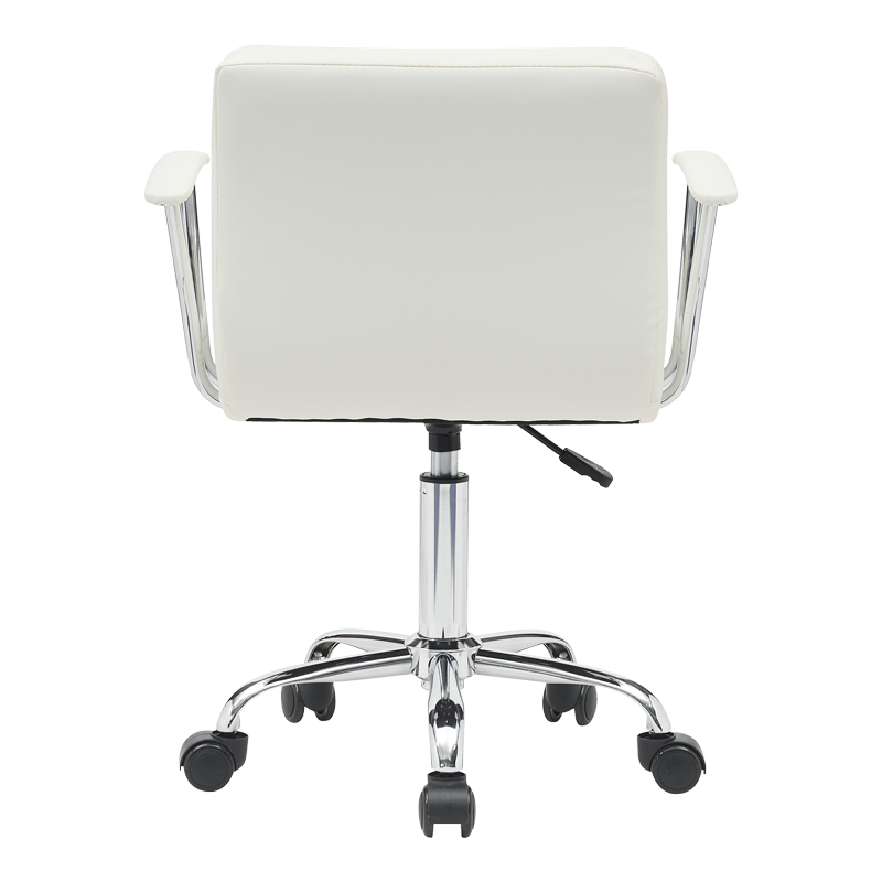 Office chair Buleco pakoworld pu white 56x46x74-86cm Office chair Buleco pakoworld pu white 56x46x74-86cm