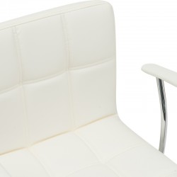 Office chair Buleco pakoworld pu white 56x46x74-86cm Office chair Buleco pakoworld pu white 56x46x74-86cm