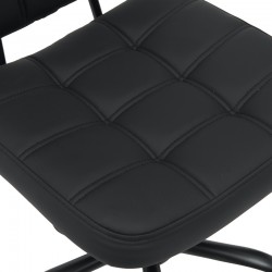 Office chair Sedia pakoworld pu black 50x50x75-85cm Office chair Sedia pakoworld pu black 50x50x75-85cm