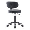 Mafeshi pakoworld pu office-work chair on wheels in black shade 45x44x70-82cm