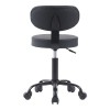 Mafeshi pakoworld pu office-work chair on wheels in black shade 45x44x70-82cm