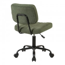 Office chair Warra pakoworld fabric in olive green shade 50x52x76-86cm