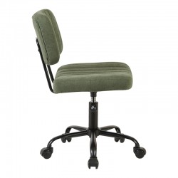 Office chair Warra pakoworld fabric in olive green shade 50x52x76-86cm