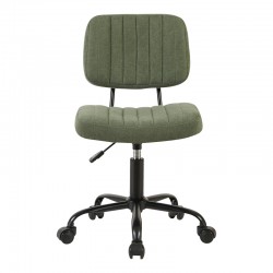 Office chair Warra pakoworld fabric in olive green shade 50x52x76-86cm