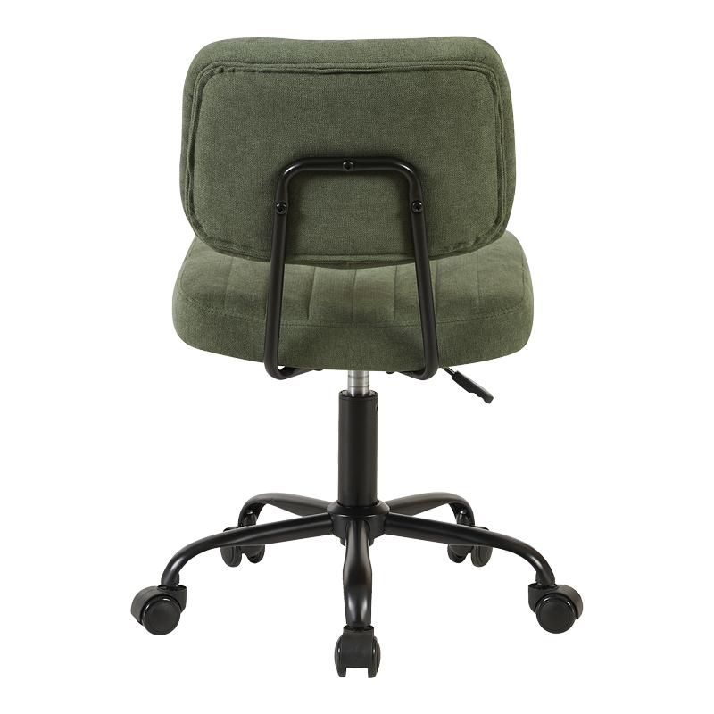 Office chair Warra pakoworld fabric in olive green shade 50x52x76-86cm