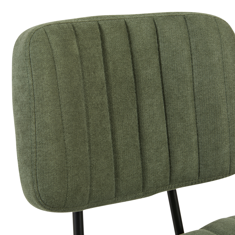 Office chair Warra pakoworld fabric in olive green shade 50x52x76-86cm