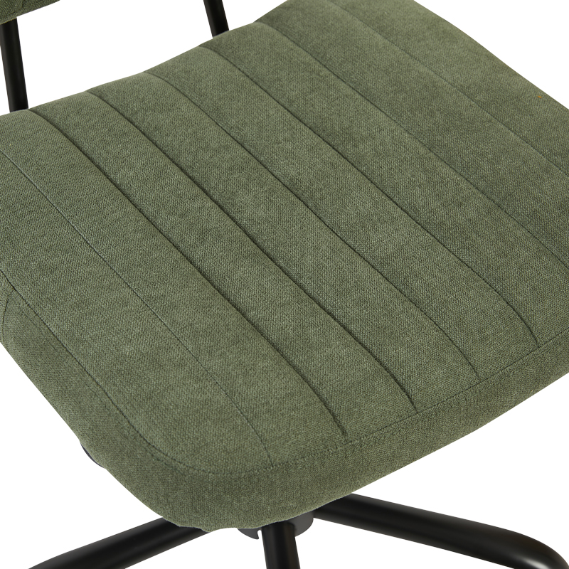 Office chair Warra pakoworld fabric in olive green shade 50x52x76-86cm