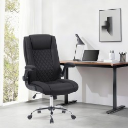 Kesla pakoworld PES executive office chair in black shade 65x65x113-121cm