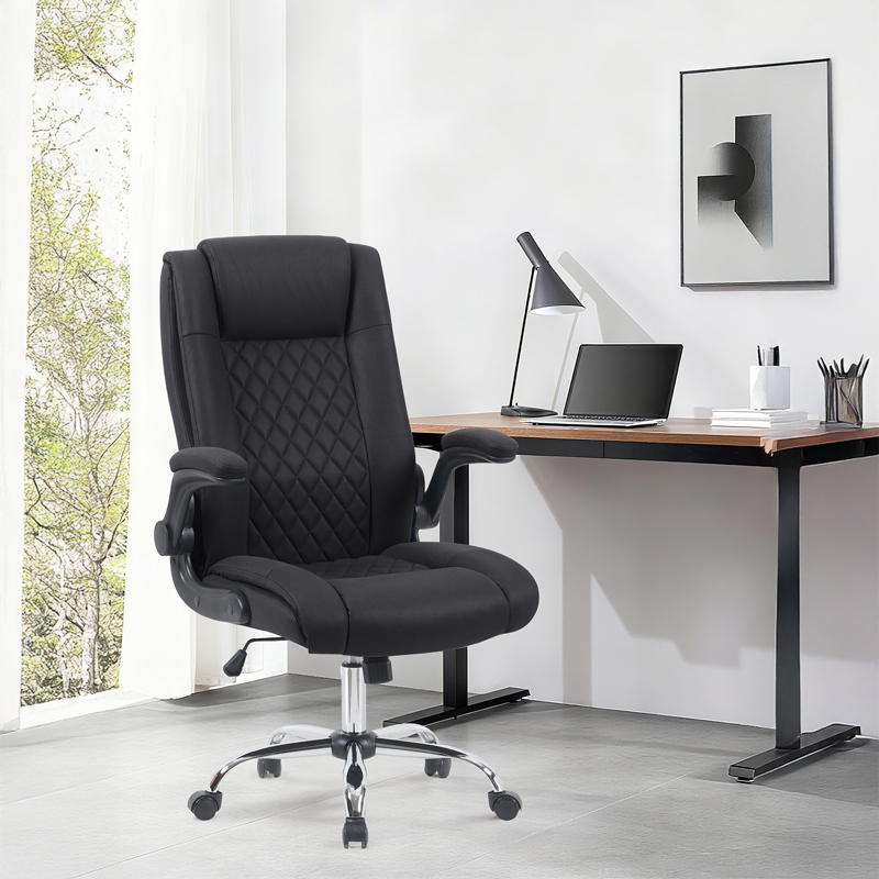 Kesla pakoworld PES executive office chair in black shade 65x65x113-121cm