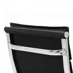 Καρέκλα γραφείου διευθυντη Mavel pakoworld PU μαύρo 55x62x100-110εκ