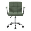 Καρέκλα γραφείου Buleco pakoworld λαδί ύφασμα 56x46x74-86εκ
