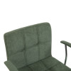 Καρέκλα γραφείου Buleco pakoworld λαδί ύφασμα 56x46x74-86εκ