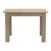 Τραπέζι Manka pakoworld σε sonoma απόχρωση 110x80x77εκ