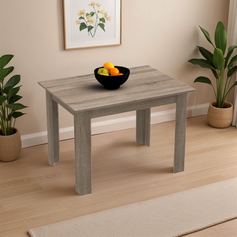 Table Manka pakoworld in sonoma truffle color 110x80x77cm Table Manka pakoworld in sonoma truffle color 110x80x77cm
