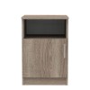 Galdi pakoworld bedside table in sonoma truffle color 40x45x60cm