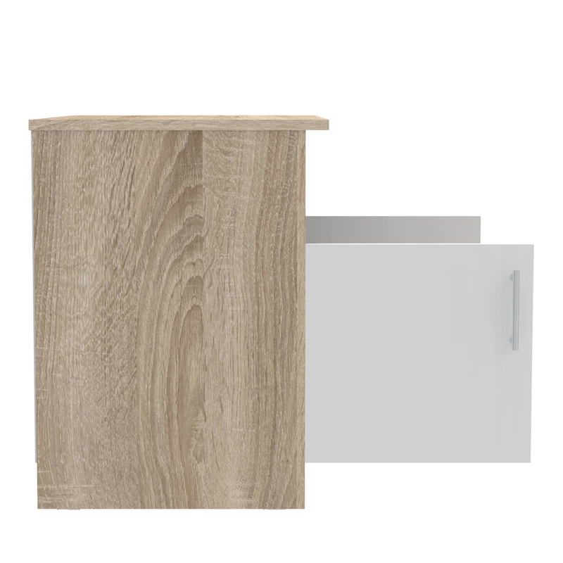 Galdow pakoworld low cabinet in sonoma-white color 80x45x60cm Galdow pakoworld low cabinet in sonoma-white color 80x45x60cm