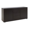 Doha pakoworld sideboard in wenge shade 180x45x80.5cm