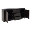 Doha pakoworld sideboard in wenge shade 180x45x80.5cm