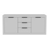 Doha pakoworld sideboard in white color 180x45x80.5cm