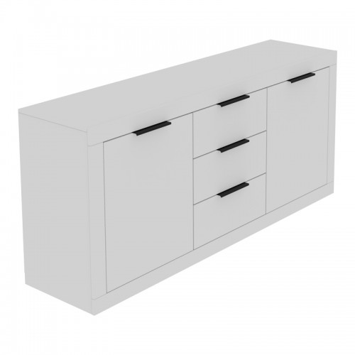 Μπουφές Doha pakoworld σε λευκή απόχρωση 180x45x80.5εκ