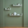 Wall shelf Derva pakoworld  in white color 30x15x10cm