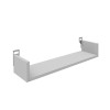 Wall shelf Derva pakoworld  in white color 60x15x10cm
