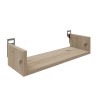Wall shelf Derva pakoworld  in oak color 45x15x10cm
