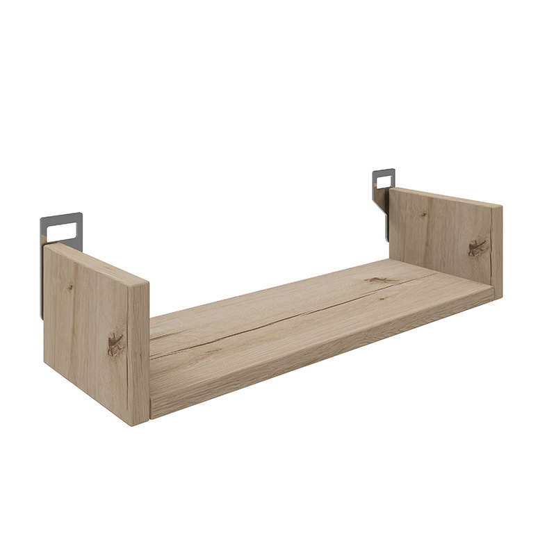Wall shelf Derva pakoworld in oak color 45x15x10cm Wall shelf Derva pakoworld in oak color 45x15x10cm