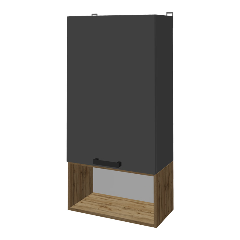 Living room complex Poelfy pakoworld in dark grey-oak color 170x37.5x42cm Living room complex Poelfy pakoworld in dark grey-oak color 170x37.5x42cm